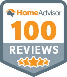 HomeAdvisor 100+ Reviews Award